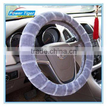 heated Villus stripe steering wheel covers