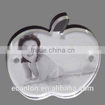 custom Apple shaped mini picture frame