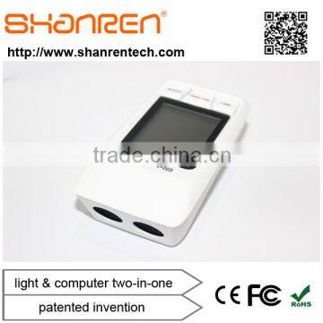 USB rechargeable waterproof LCD Backlight wireless Bike speedometer bike light led