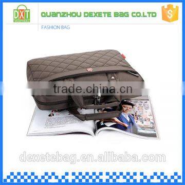 Custom high quality tote waterproof genuine leather laptop bag                        
                                                Quality Choice