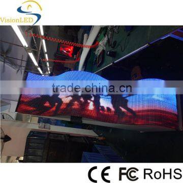New Design Full Color Flexible LED Display Screen Flexible Led Sign With CE
