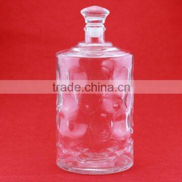 Super design island shape glass bottle lady shape glass bottle perfume bottle 100ml