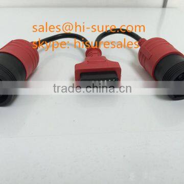 heavy duty connector deutsch J1708J1939 to J1962 OBD Female cable for heavy truck