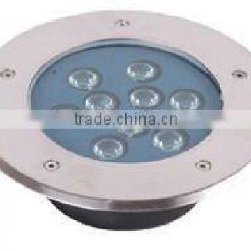 9W LED garden lights/led inground lights/led underground lamp with ISO9001/ISO9002 Certificates