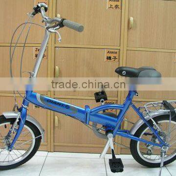 beautiful designed alloy/alluminum folding bike frame