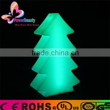 waterproof coloful plastic 3d led decoration christmas tree light