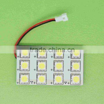 Promotional price Auto led dome lights, 12 smd 5050 chip