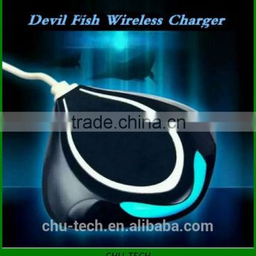 Devil Fish Qi Fast Wireless Charger Charging Pad For iPhone 5S 6S Plus