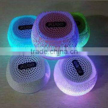 High quality Creative bluetooth speaker with LED ligth,originality bluetooth speaker,wireless bluetooth speaker