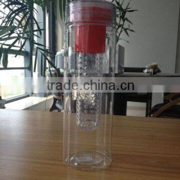 fruit infuser plastic water bottle