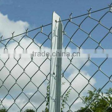 Hot dipped galvanized angle post chain link fence