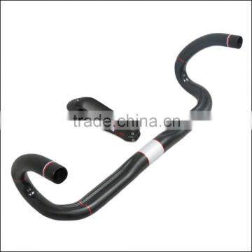2016 Xinshun Mountain Bikes Carbon Handlebar Mtb Road Bike Accessories Bicycle Parts Grips With Stem BH2212 photo-3