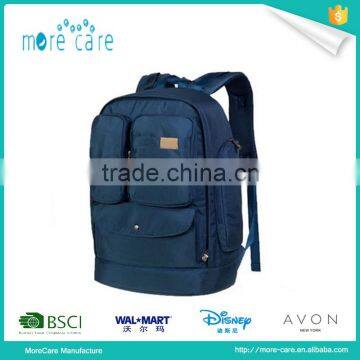 blue 600-denier polyester backpack cool designer laoptop backpack