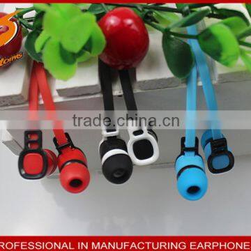 excellent effective plastic earbuds beauty designed earphones with phone call function