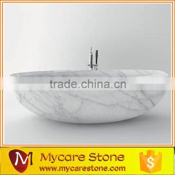 luxury bathroom marble stone bathtub for villa