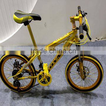 Made in china golden color 20 inch mountai bike chinese 21 speed mountain bike