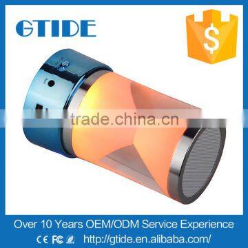 2016 New Design Hourglass Portable Wireless Music Mini Bluetooth Speaker With Magic Led Light and fm Radio/remote photo-3