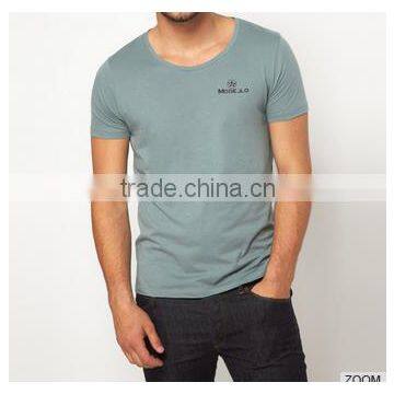 High Quality Scoop Neck T-shirt for Men