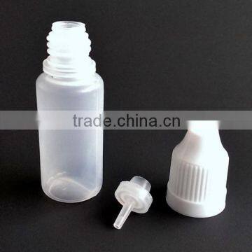 plastic clear PET 20ml 10ml e liquid dropper bottle