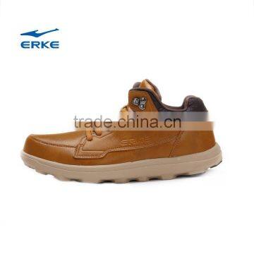 ERKE winter mens outdoor shoes sneakers shoes hiking shoes mens trail shoes lace up PU upper MD outsole wholesale /OEM