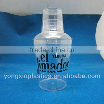 16oz cocktail shaker plastic 500ml