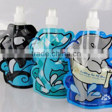 Foldable water bottle, beautiful design tea water bottle,sports tea water bag