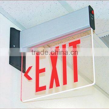 High quality hanging custom acrylic exit sign