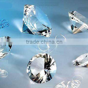 Crystal diamond with gift box