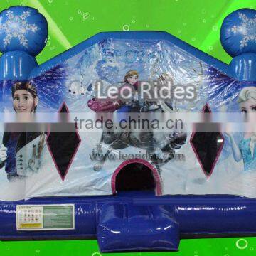 Cheap frozen inflatable commercial bounce house for sale