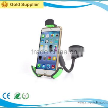 Long neck mobile phone car holder