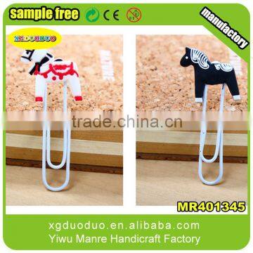 2015 latest design creative book mark cheap paper clip