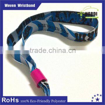 High Quality Customized 100% Polyester Wristband &rfid wristband