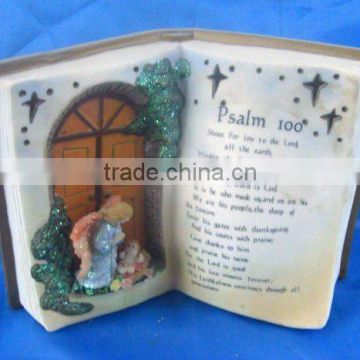 Porcelain Holy Bible with Virgin Mary