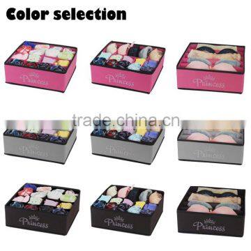 Folding Underware Fancy Makeup Fabric Storage Box Drawer
