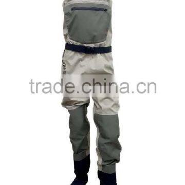 Made in Taiwan 100% no leak breathable fishing wader