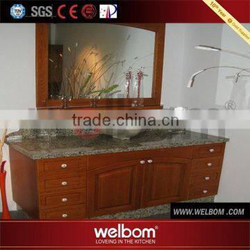 2015 Welbom Top Cheap Professional Custom Solid Wood Bathroom Cabinet