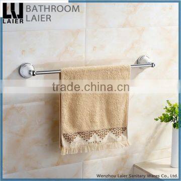 Economical Zinc Alloy Chrome Finishing Bathroom Accessories Wall Mounted Single Towel Bar