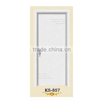 China popular white lacquer mdf wooden door models for interior