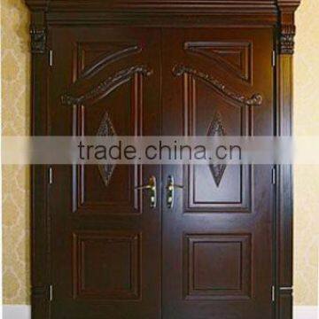 fancy interior wood door design