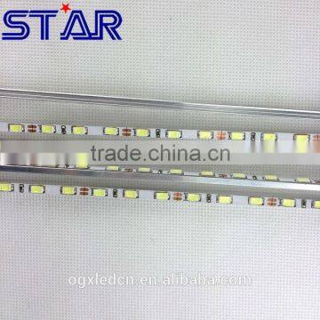 Ultra-Thin 4MM 0.1W 5730 LED Strip Rigid Bar 90leds/m 12V Rigid LED Edgelit strip for Slim Light Box Signs Display