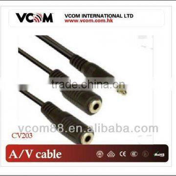 3.5 STM to 3.5STF audio and vedio Cable