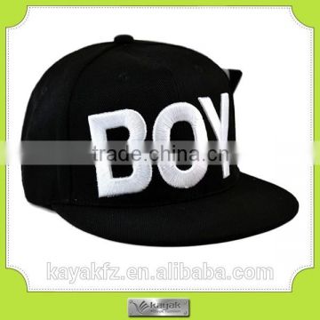 Custom boy black promotion hats cheap