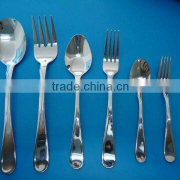 Stylish stainless steel dinner set