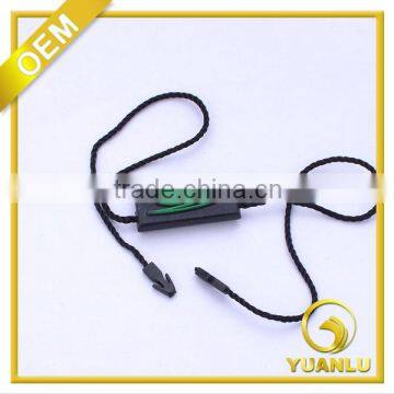 Custom garment seal tag string with logo embossed