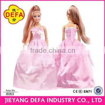 DEFA LUCY 11.5 Inch Plastic Beautiful Princess Dress Up Game Doll