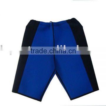 neoprene blue swim shorts