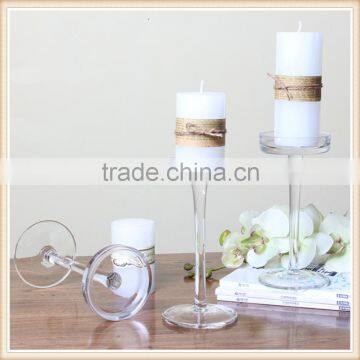 Wholesale Wedding Home Decoration Glass Candle holders