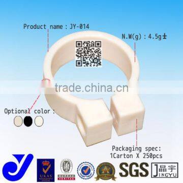 JY-A014|Flexible plastic buckle for singgle round pipe|Plastic tube fastener