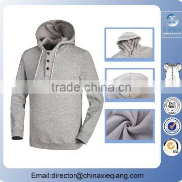 High quality new men hoodies fleece plain hoodies wholesale price china factory