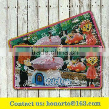 embossing decorative metal postcard for souvenir